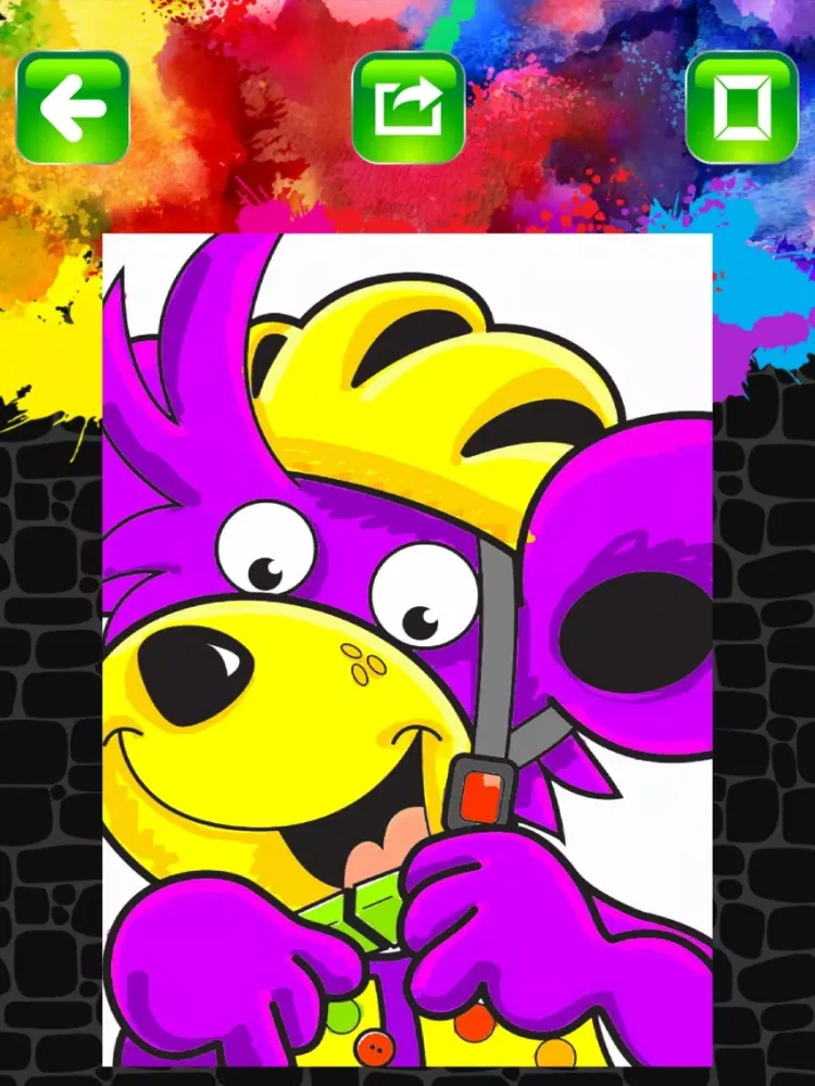 Zrzuty ekranu Ruben the Road Safety Bear: Paint iPad 