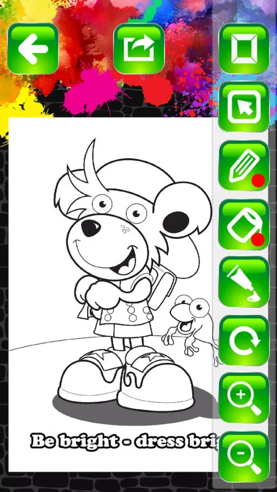 Zrzuty ekranu Ruben the Road Safety Bear: Paint