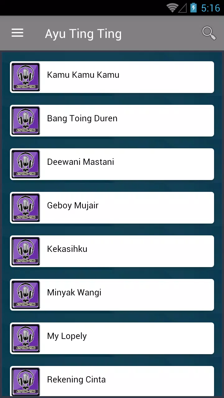 Lagu AYU TING TING Lengkap Screenshots