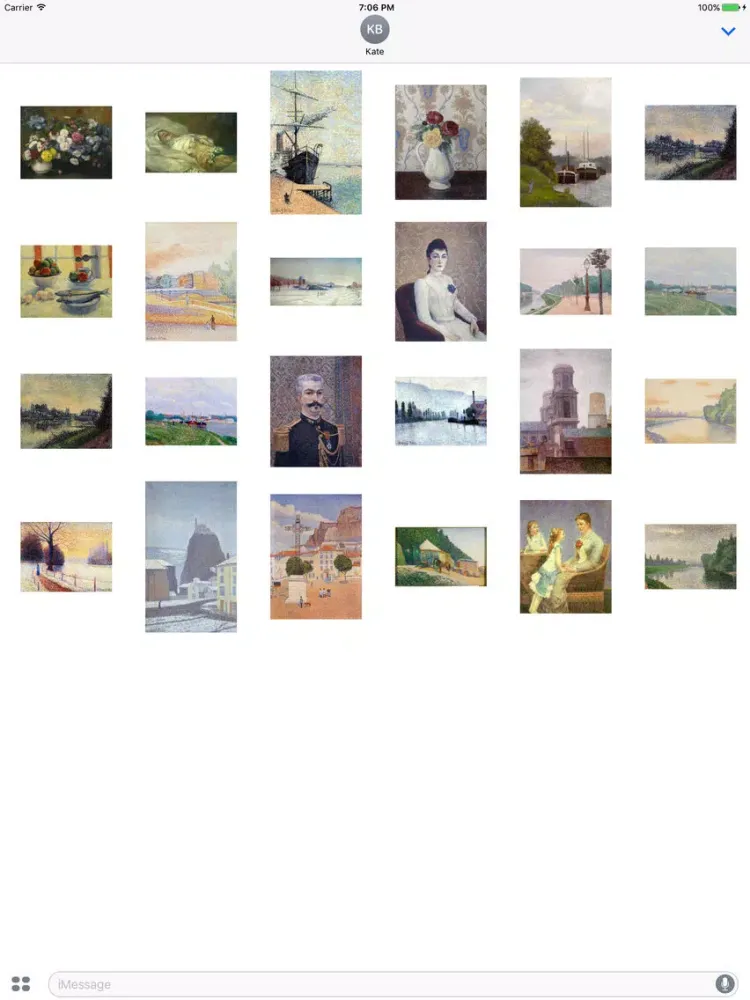 Albert Dubois Pillet Artworks Stickers iPad  Ekran Görüntüleri