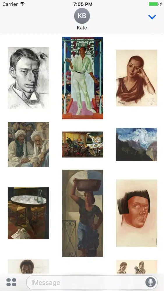Alexandre Jacovleff Artworks Stickers سکرین شاٹس