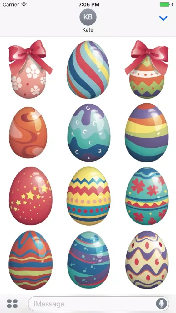 Paint Easter Eggs Stickers Screenshots