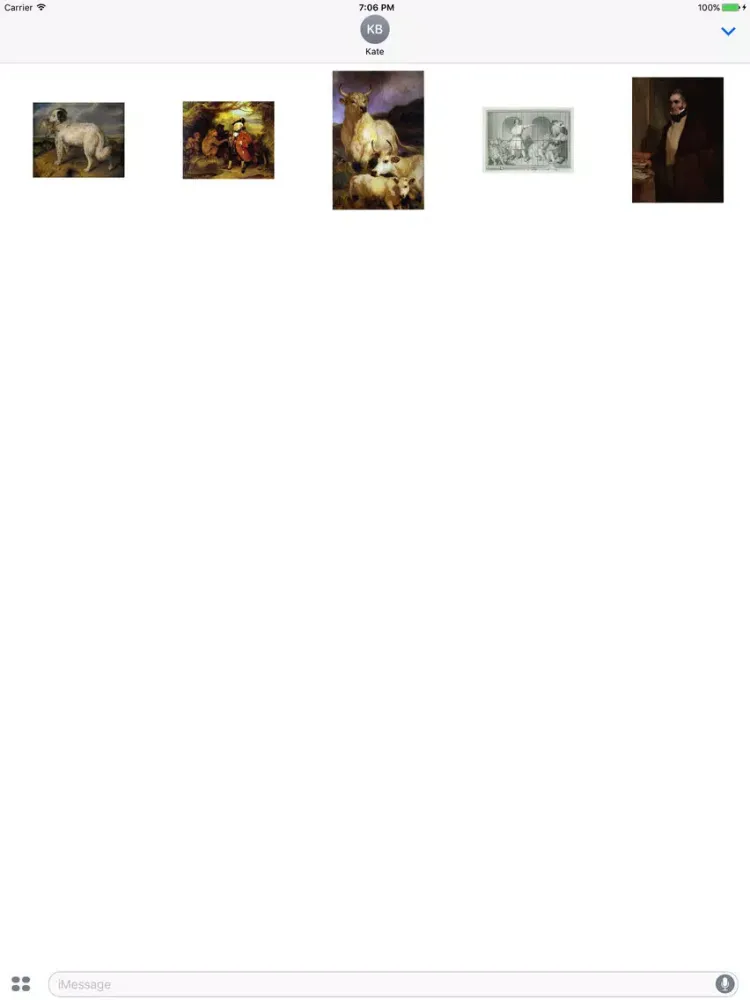 Tangkapan skrin Edwin Henry Landseer Artworks Stickers iPad 
