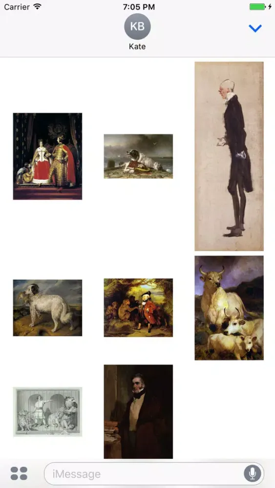 Tangkapan skrin Edwin Henry Landseer Artworks Stickers