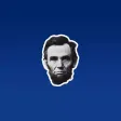 Face of Presidents of the USA Stickers