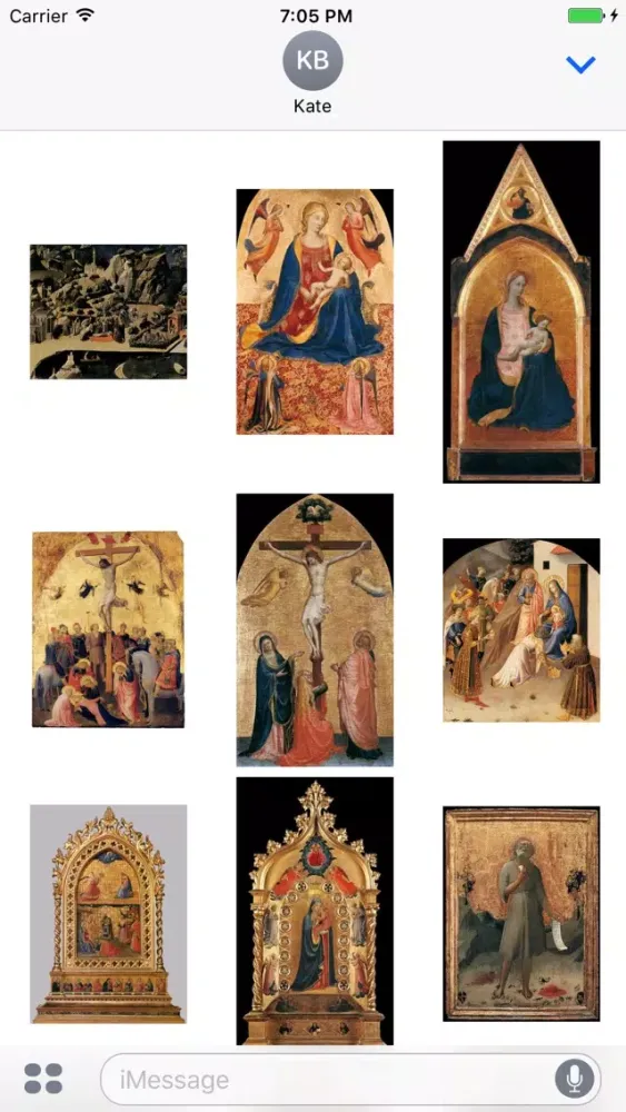 صور Fra Angelico Artworks Stickers