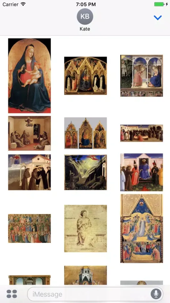 صور Fra Angelico Artworks Stickers