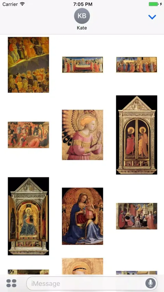 صور Fra Angelico Artworks Stickers