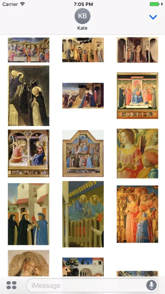 صور Fra Angelico Artworks Stickers
