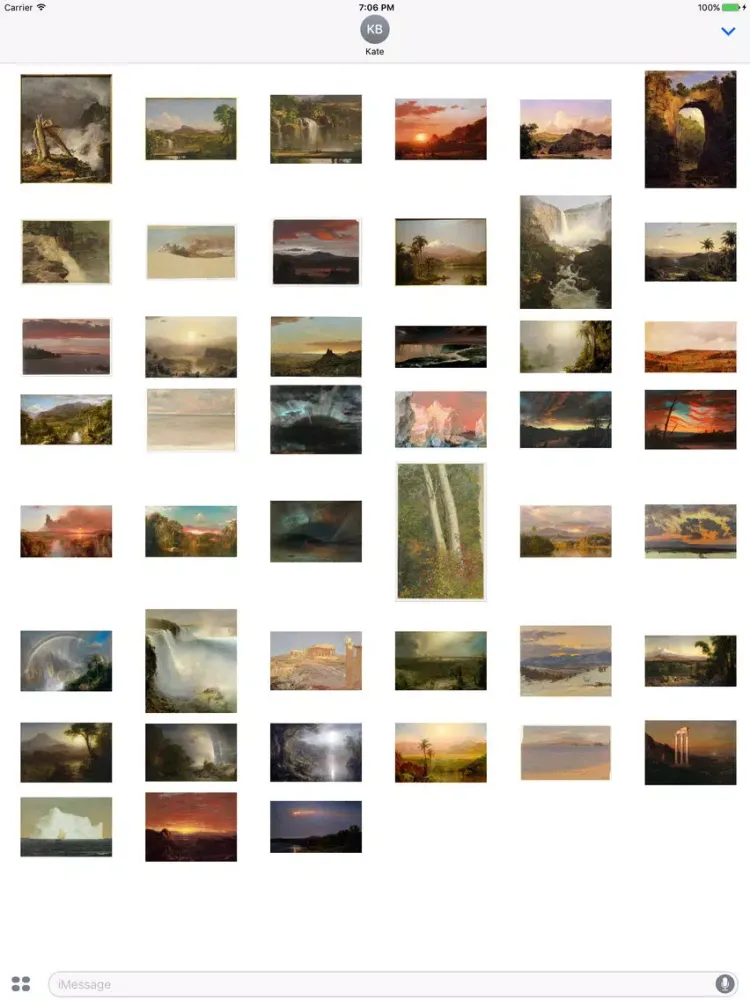 Frederic Edwin Church Artworks Stickers iPad  Screenshots