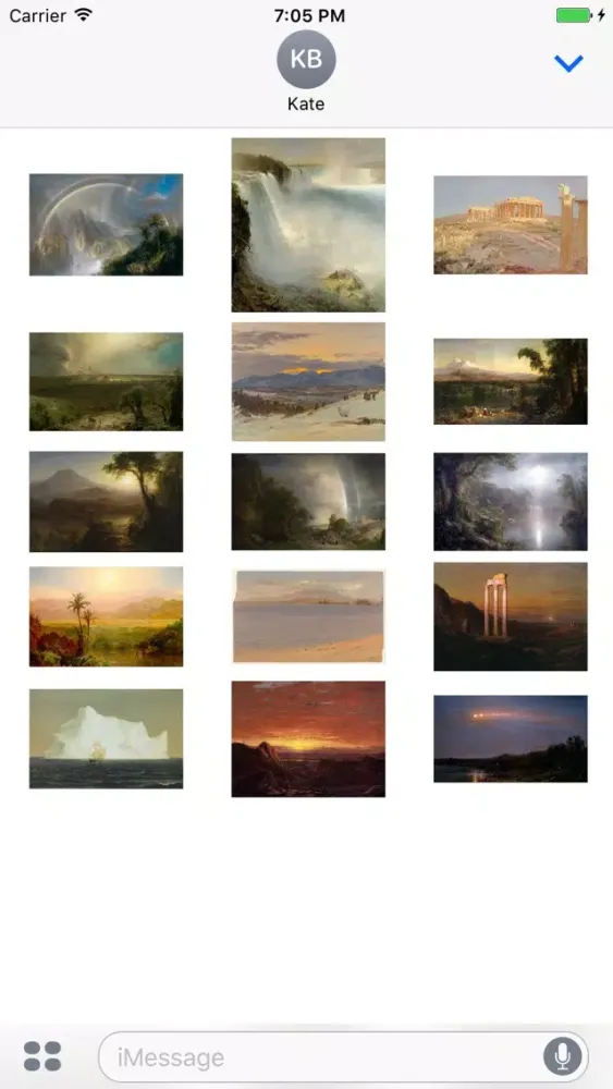 Frederic Edwin Church Artworks Stickers Screenshots