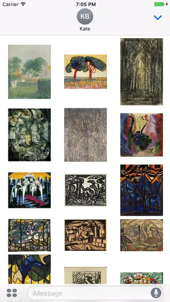 Jacoba Van Heemskerck Artworks Stickers应用截图