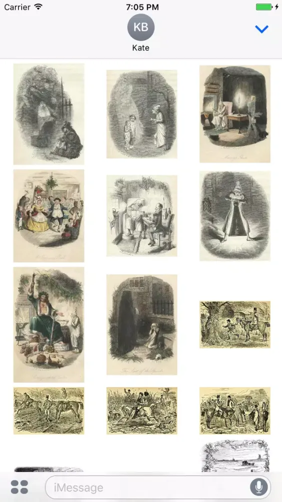 John Leech Artworks Stickers应用截图
