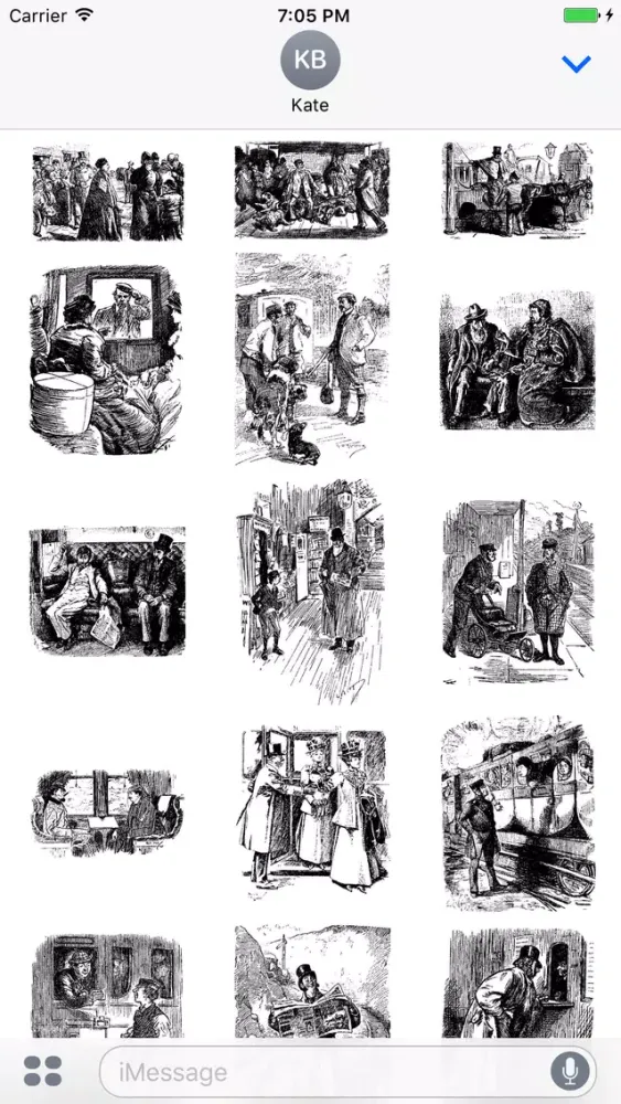 John Leech Artworks Stickers应用截图