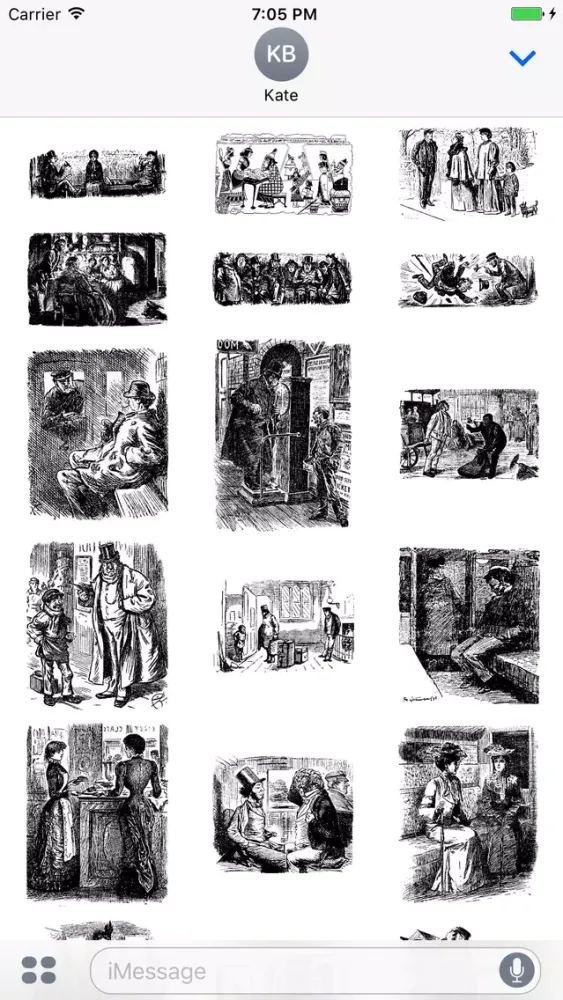 John Leech Artworks Stickers应用截图
