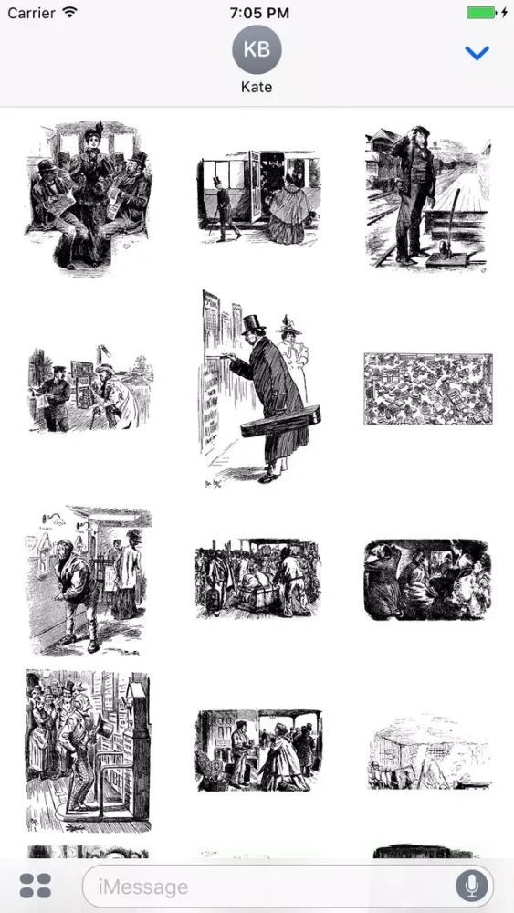 John Leech Artworks Stickers应用截图