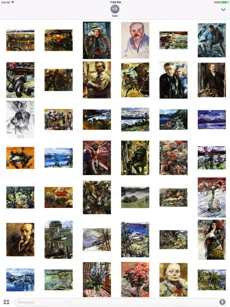 تصاویر Lovis Corinth Artworks Stickers iPad 