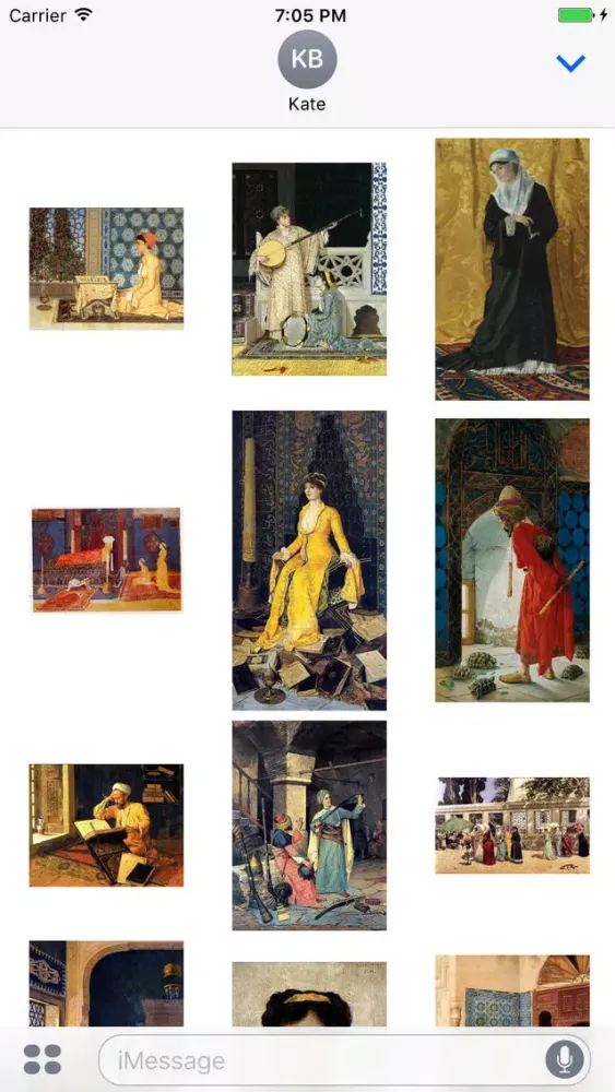 Osman Hamdi Artworks Stickers應用截圖