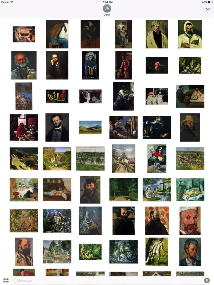 Capturas de tela do Paul Cezanne Paintings iPad 