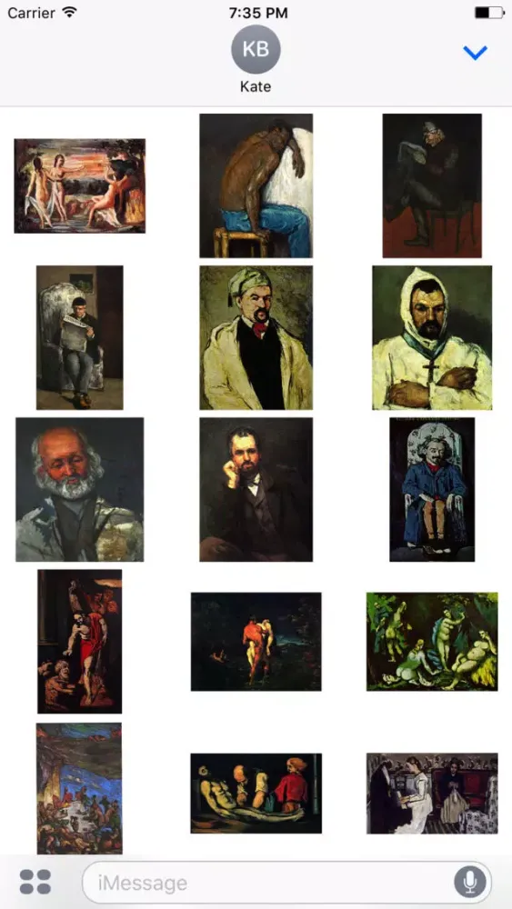 Capturas de tela do Paul Cezanne Paintings
