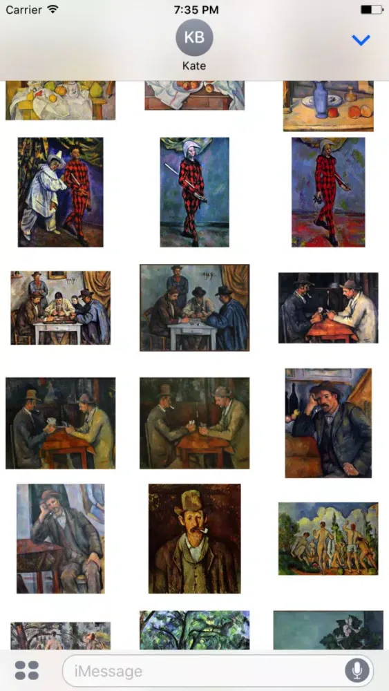 Capturas de tela do Paul Cezanne Paintings