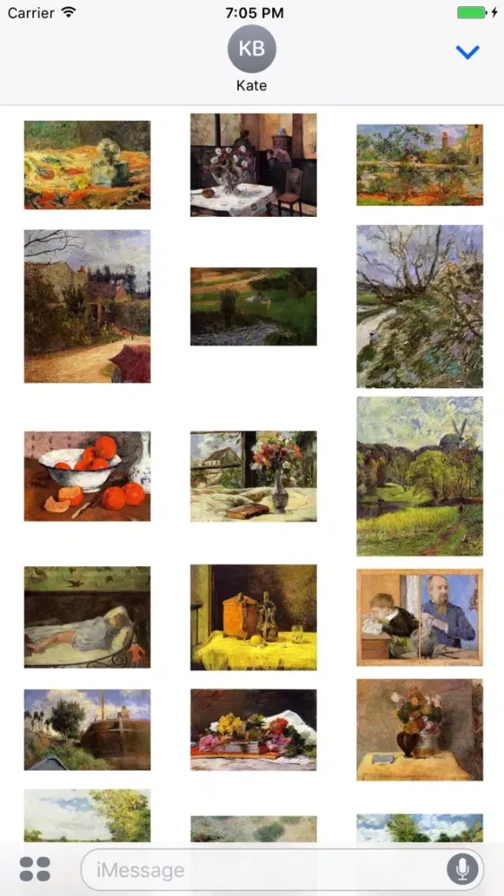 Скриншоты Paul Gauguin Artworks Stickers