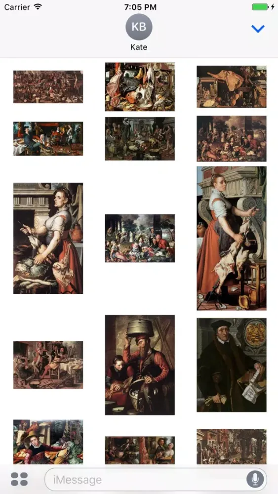 Pieter Aertsen Artworks Stickers Ekran Görüntüleri