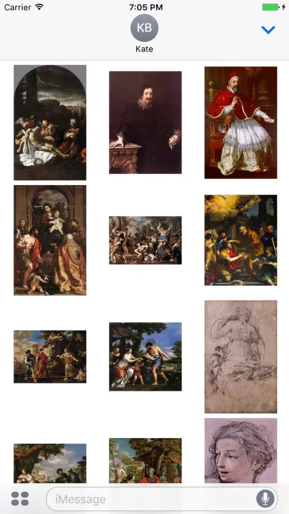 Pietro Da Cortona - Artworks Stickers স্ক্রিনশট