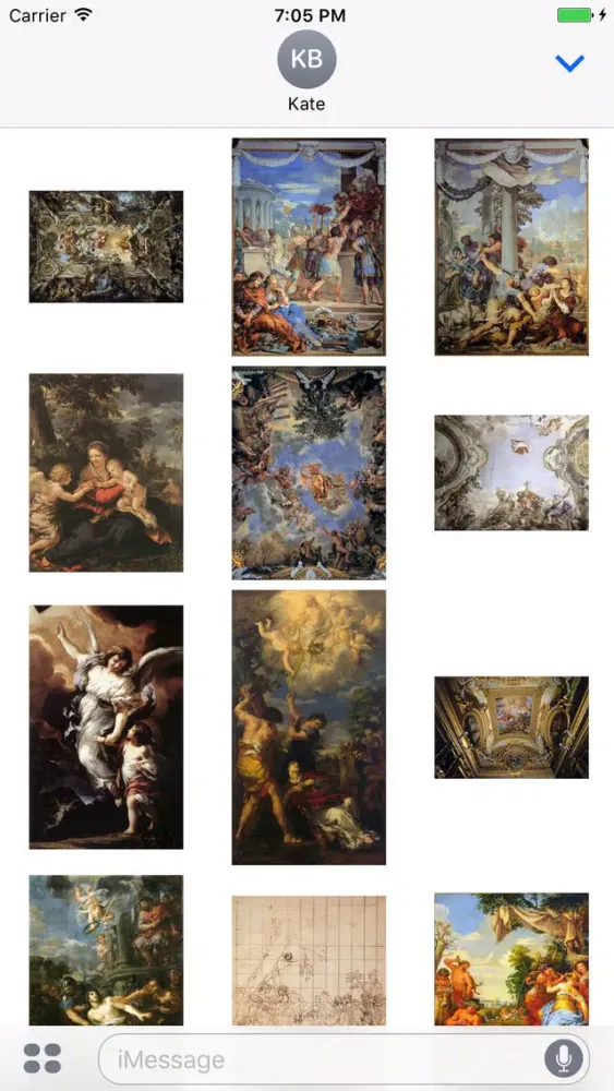 Pietro Da Cortona - Artworks Stickers স্ক্রিনশট