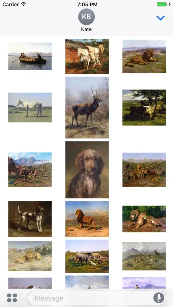 Captures d'écran de Rosa Bonheur Artworks Stickers