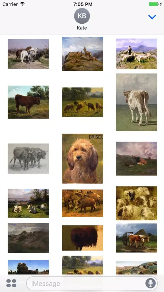 Captures d'écran de Rosa Bonheur Artworks Stickers