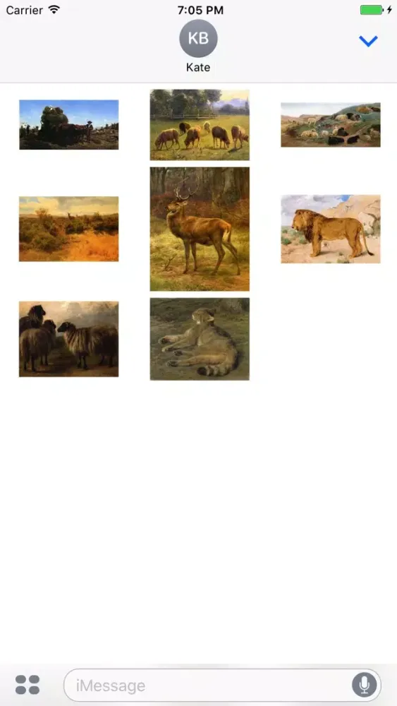 Captures d'écran de Rosa Bonheur Artworks Stickers