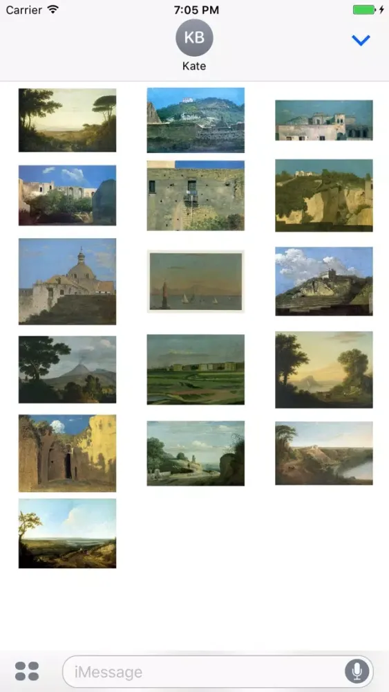 Screenshot di Thomas Jones Artworks Stickers