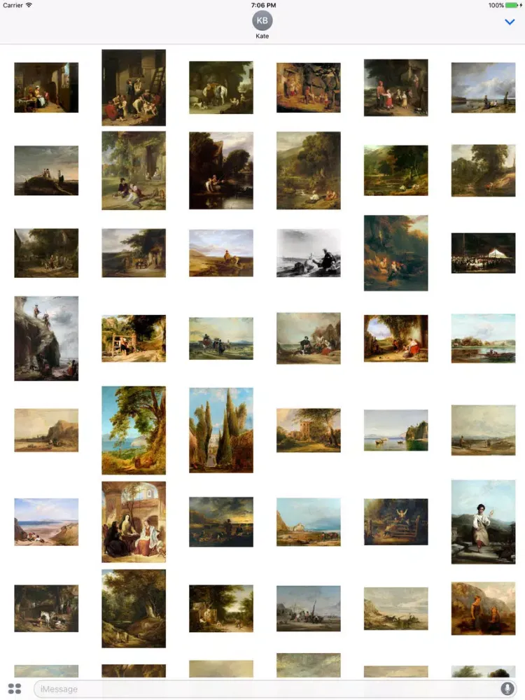 William Collins Artworks Stickers iPad  スクリーンショット
