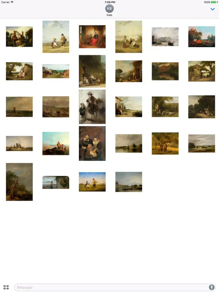 William Collins Artworks Stickers iPad  スクリーンショット