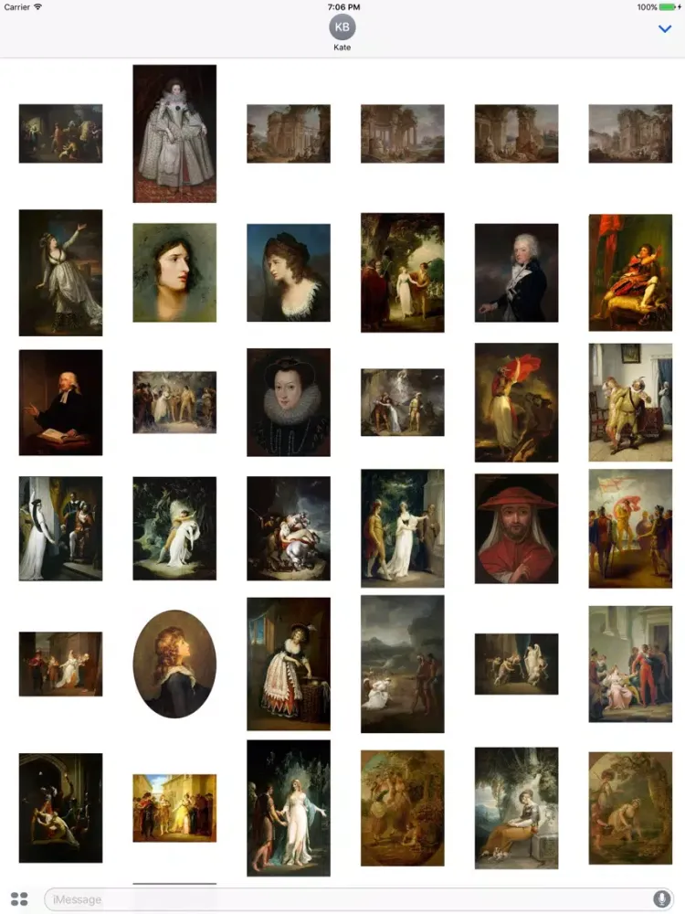 تصاویر William Hamilton Artworks Stickers iPad 