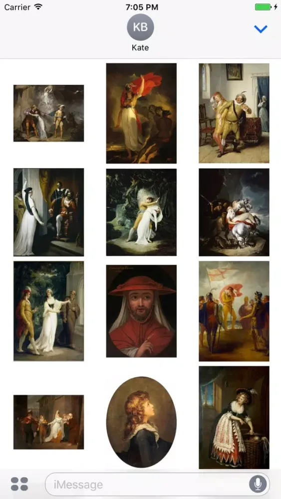 تصاویر William Hamilton Artworks Stickers