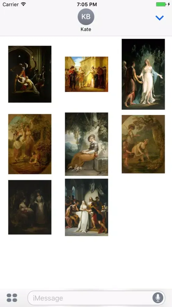 تصاویر William Hamilton Artworks Stickers