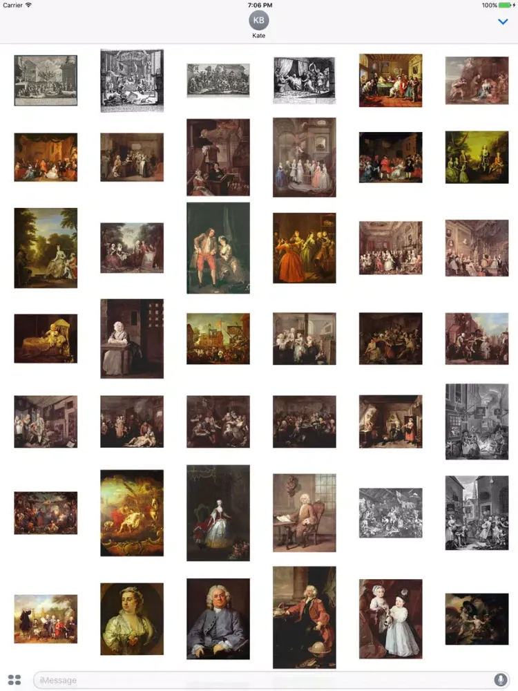 William Hogarth Artworks iPad 應用截圖