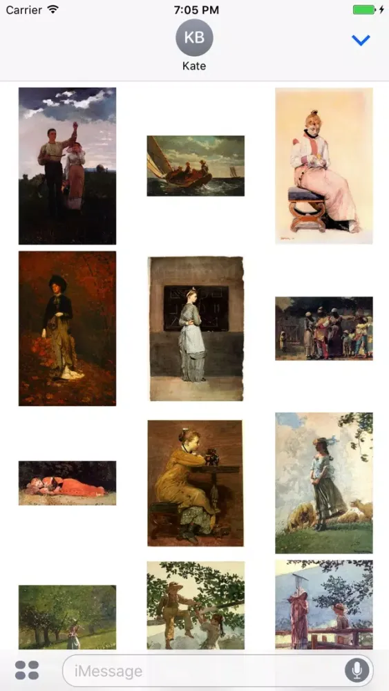 Winslow Homer Artworks Stickers Screenshots