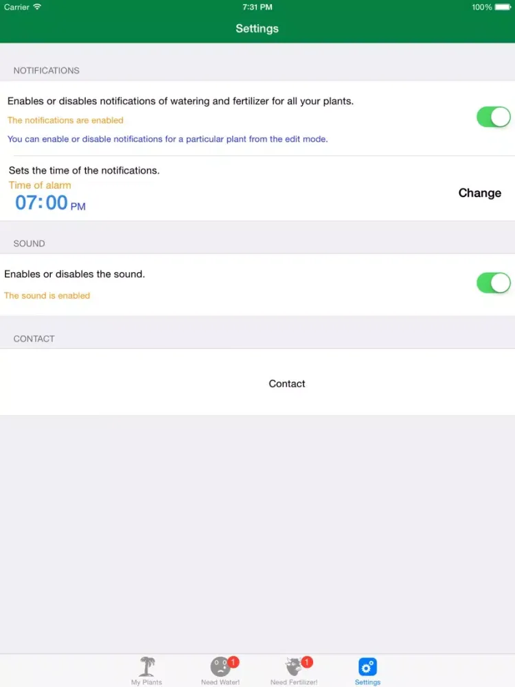 WateringPlants iPad  Ekran Görüntüleri
