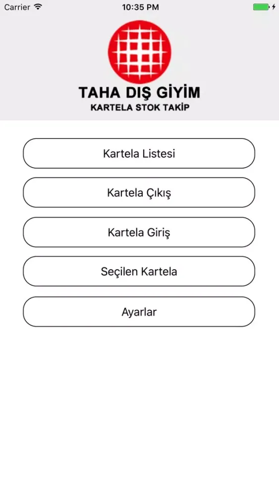 Скриншоты TDG-Kartela Stok Takip