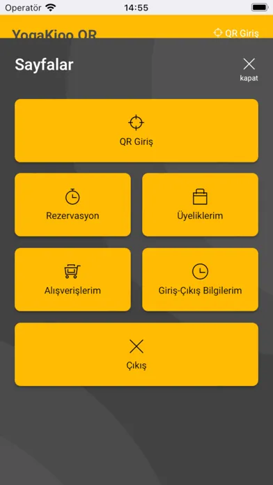 YogaKiooQR Üye Uygulaması應用截圖