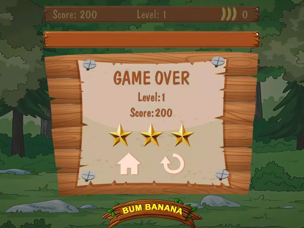 ภาพหน้าจอของ Bum Banana iPad 
