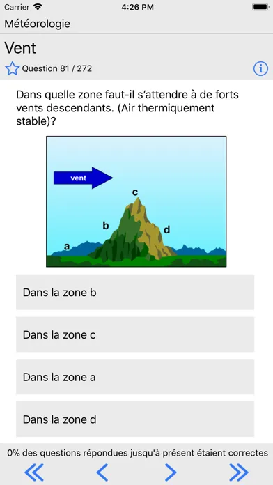 Zrzuty ekranu Questions PPL(A) FRENCH