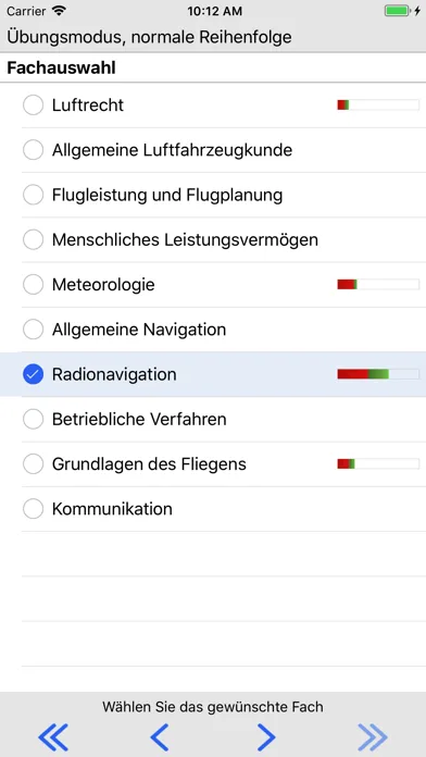 Zrzuty ekranu Questions LIGHT PPL(A) GERMAN