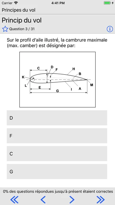 Zrzuty ekranu Questions LIGHT PPL(A) FRENCH