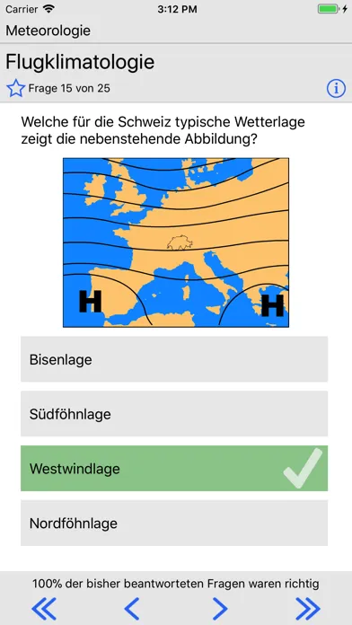 Captures d'écran de Questions PPL(H) GERMAN
