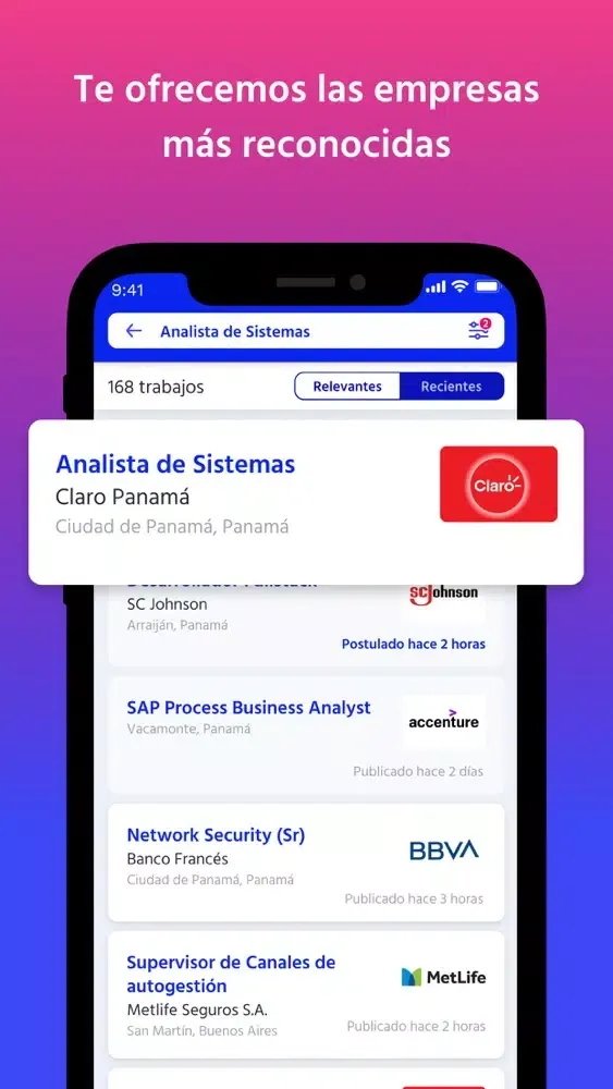 Capturas de pantalla de Konzerta.com | Empleos