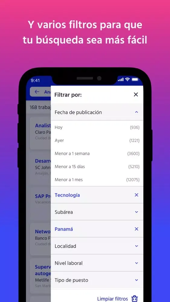 Capturas de pantalla de Konzerta.com | Empleos